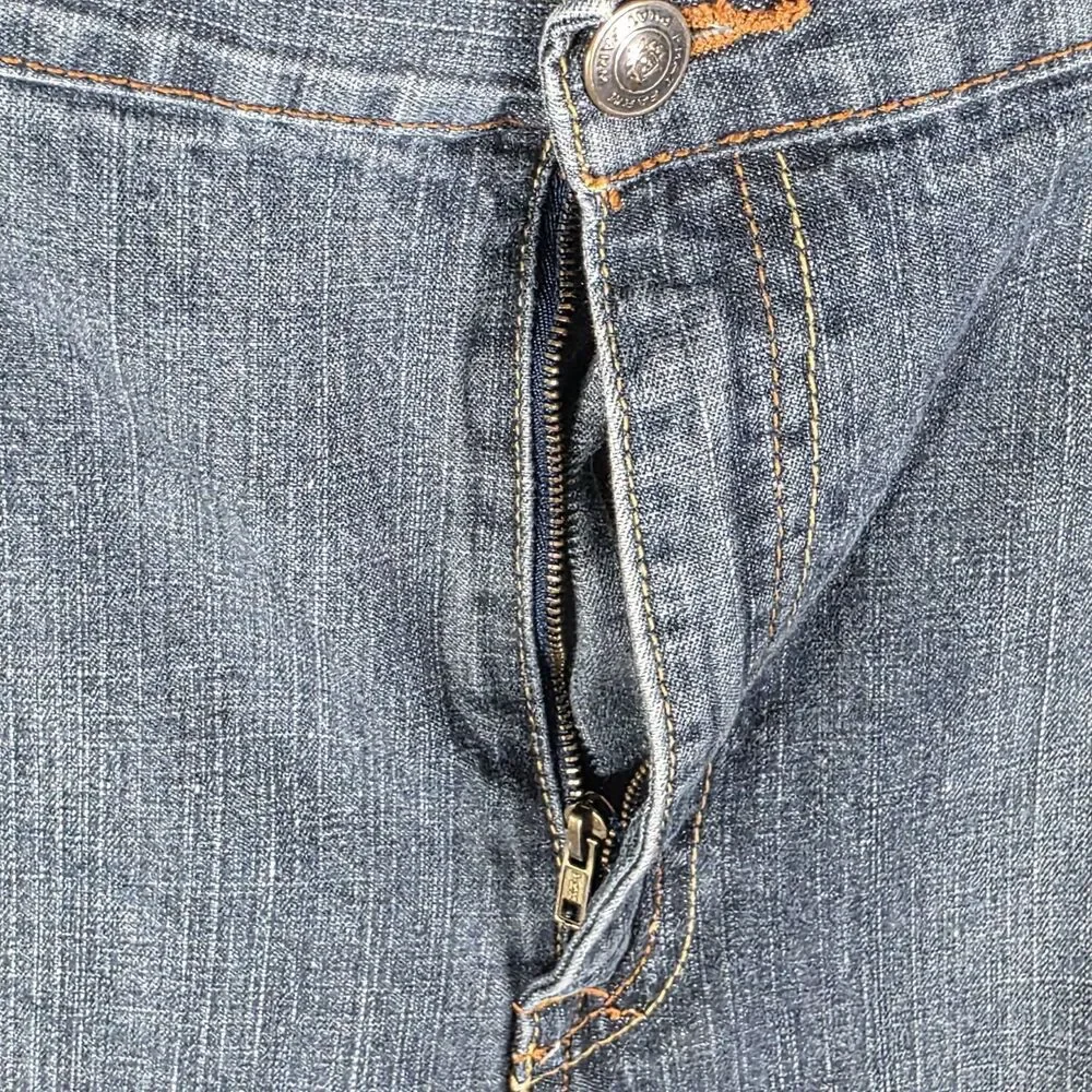 Vintage Phat Men's 40x32 Medium Wash Straight Leg Denim Pants